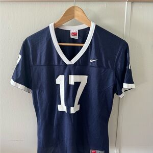 Nike Penn State Nittany Lions Child Kid Jersey #17 Size Large (12-14) Blue